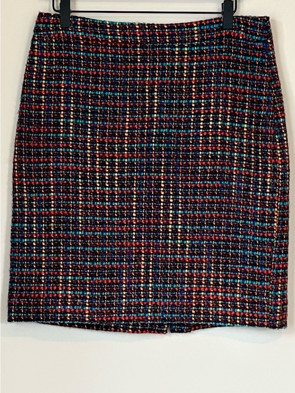 kate spade Rainbow Multicolor Tweed Pencil Judy Skirt - Size: 10 - Picture 2 of 8